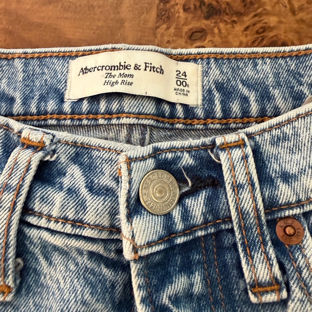 Abercrombie & Fitch Distressed Blue Denim